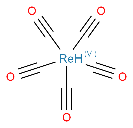 Pentacarbonylhydridorhenium_分子结构_CAS_)