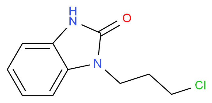 1-(3-Chloropropyl)-1,3-dihydro-2H-benzimidazol-2-one_分子结构_CAS_62780-89-6)
