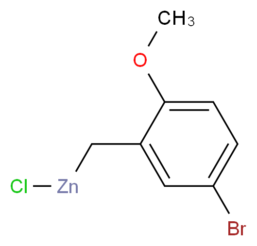 [(5-bromo-2-methoxyphenyl)methyl](chloro)zinc_分子结构_CAS_352530-35-9