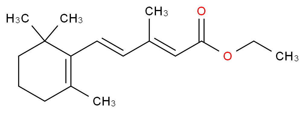 all-trans-Ethyl-β-ionylideacetate_分子结构_CAS_5452-61-9)