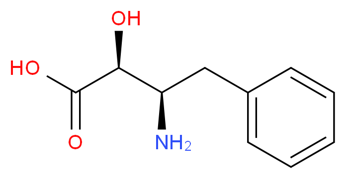 (2S,3R)-3-amino-2-hydroxy-4-phenylbutanoic acid_分子结构_CAS_59554-14-2