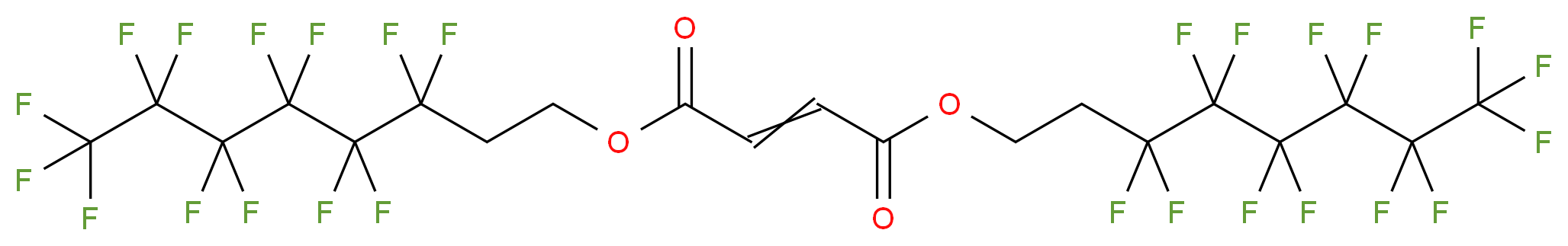 1,4-bis(3,3,4,4,5,5,6,6,7,7,8,8,8-tridecafluorooctyl) but-2-enedioate_分子结构_CAS_55003-96-8