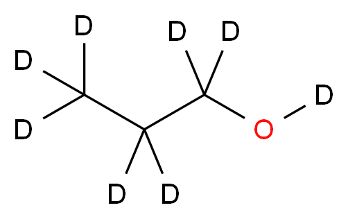 (<sup>2</sup>H<sub>7</sub>)propan-1-(<sup>2</sup>H)ol_分子结构_CAS_61393-63-3