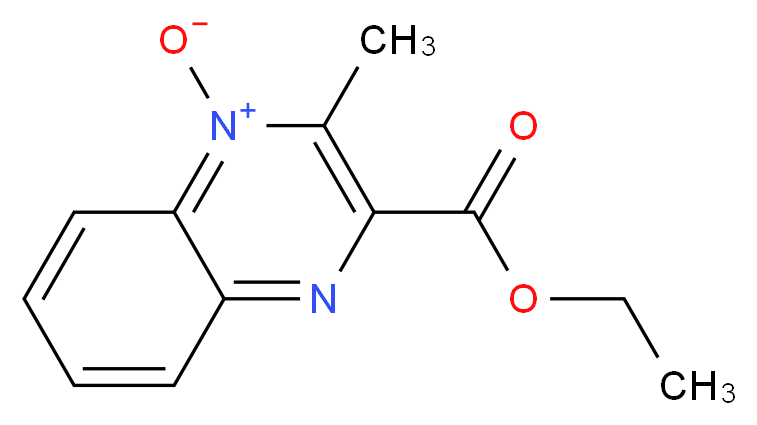 3-(ethoxycarbonyl)-2-methylquinoxalin-1-ium-1-olate_分子结构_CAS_94098-94-9)