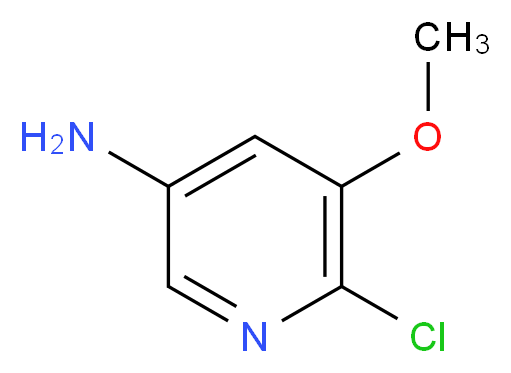 3-AMINO-6-CHLORO-5-METHOXY PYRIDINE_分子结构_CAS_75711-01-2)