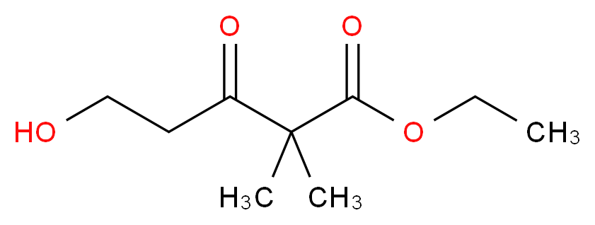 ethyl 5-hydroxy-2,2-dimethyl-3-oxopentanoate_分子结构_CAS_84752-35-2)