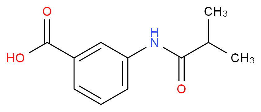 3-(Isobutyrylamino)benzoic acid_分子结构_CAS_28533-44-0)
