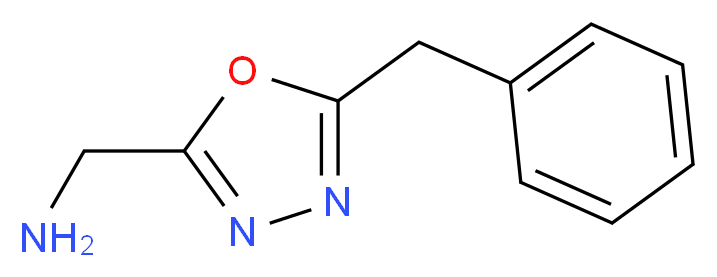 (5-Benzyl-1,3,4-oxadiazol-2-yl)methanamine_分子结构_CAS_933756-55-9)