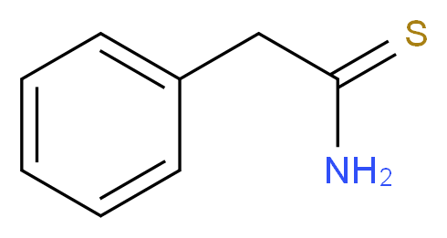 2-phenylethanethioamide_分子结构_CAS_645-54-5