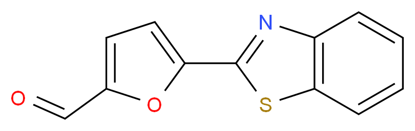 5-(1,3-benzothiazol-2-yl)furan-2-carbaldehyde_分子结构_CAS_34653-56-0