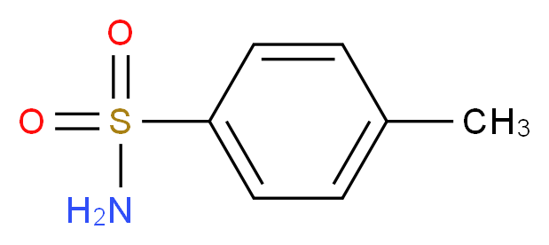 4-methylbenzene-1-sulfonamide_分子结构_CAS_70-55-3