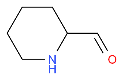 piperidine-2-carbaldehyde_分子结构_CAS_144876-20-0