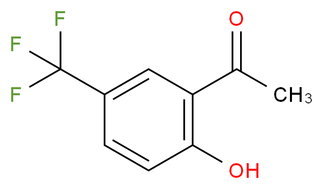 1-(2-Hydroxy-5-trifluoromethyl-phenyl)-ethanone_分子结构_CAS_503464-99-1)