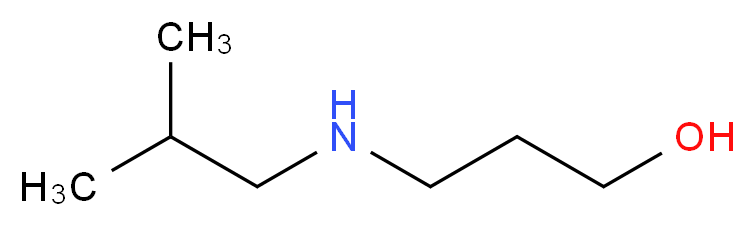 3-[(2-methylpropyl)amino]propan-1-ol_分子结构_CAS_285124-45-0