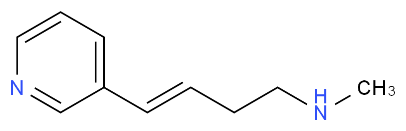 methyl[(3E)-4-(pyridin-3-yl)but-3-en-1-yl]amine_分子结构_CAS_15585-43-0