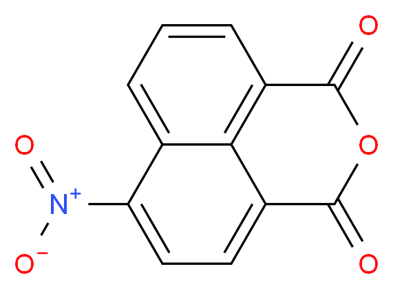 8-nitro-3-oxatricyclo[7.3.1.0^{5,13}]trideca-1(13),5,7,9,11-pentaene-2,4-dione_分子结构_CAS_34087-02-0