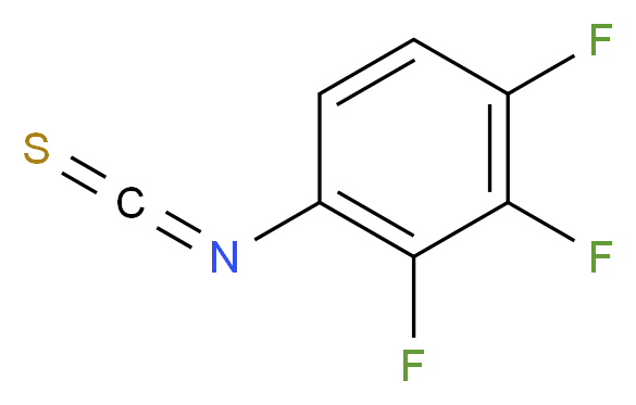 2,3,4-三氟苯基异硫氰酸酯_分子结构_CAS_119474-40-7)