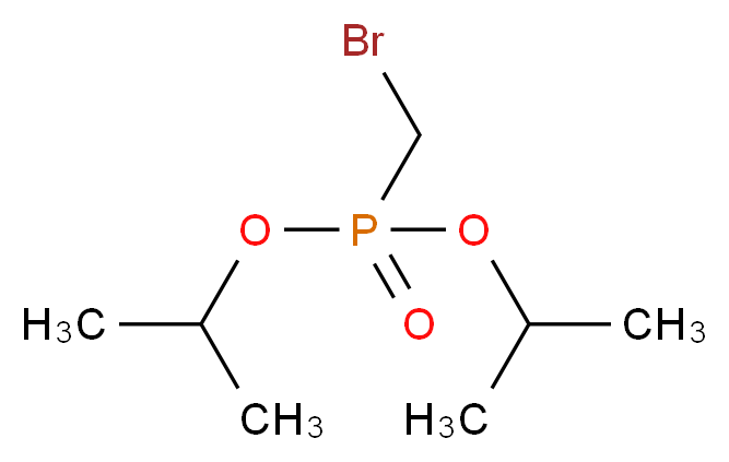 bis(propan-2-yl) (bromomethyl)phosphonate_分子结构_CAS_98432-80-5