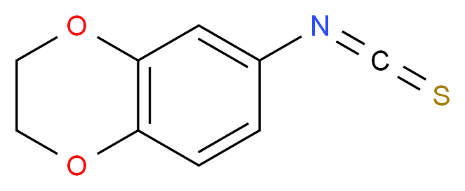 6-Isothiocyanato-2,3-dihydro-1,4-benzodioxine_分子结构_CAS_141492-50-4)