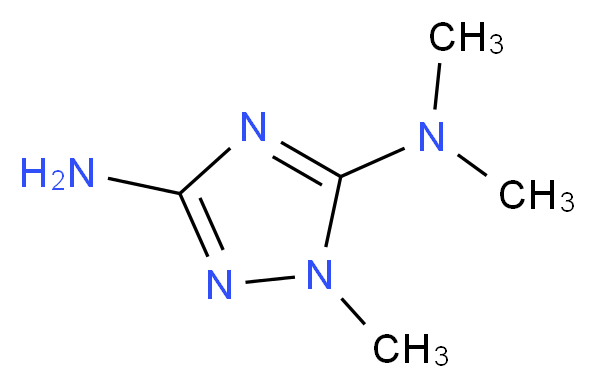 N~5~,N~5~,1-trimethyl-1H-1,2,4-triazole-3,5-diamine_分子结构_CAS_26668-70-2)