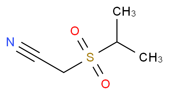 2-(propane-2-sulfonyl)acetonitrile_分子结构_CAS_120069-21-8