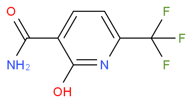 2-hydroxy-6-(trifluoromethyl)pyridine-3-carboxamide_分子结构_CAS_116548-03-9