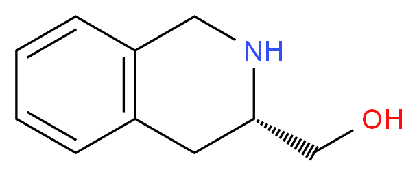 (S)-1,2,3,4-Tetrahydroisoquinoline-3-methanol_分子结构_CAS_18881-17-9)