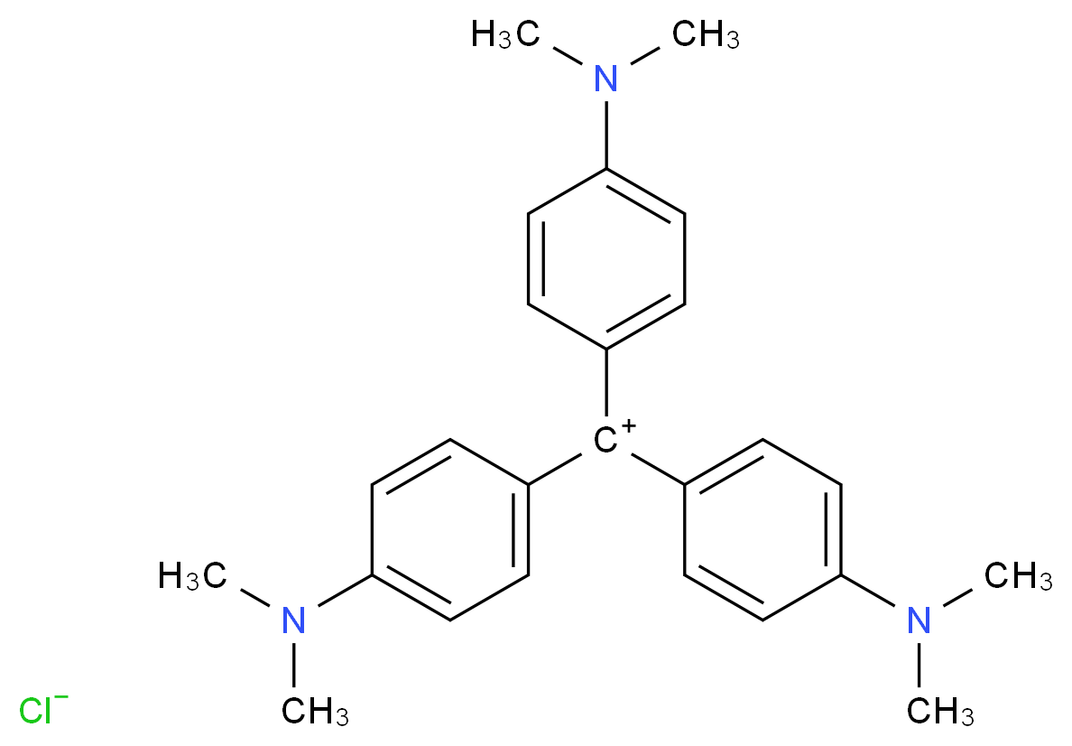 Crystal violet_分子结构_CAS_548-62-9)