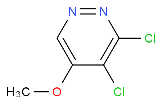 3,4-dichloro-5-methoxypyridazine_分子结构_CAS_63910-32-7