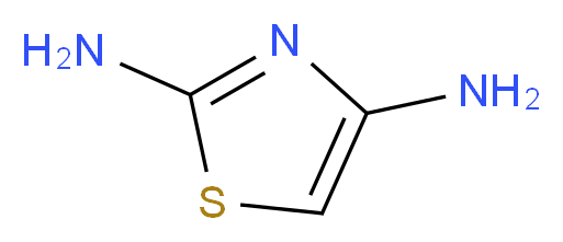 Thiazole-2,4-diamine_分子结构_CAS_67355-26-4)