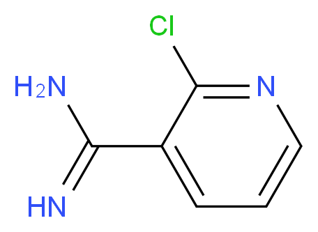 2-Chloronicotinimidamide_分子结构_CAS_473464-13-0)