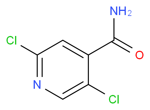 2,5-Dichloroisonicotinamide_分子结构_CAS_1221791-56-5)