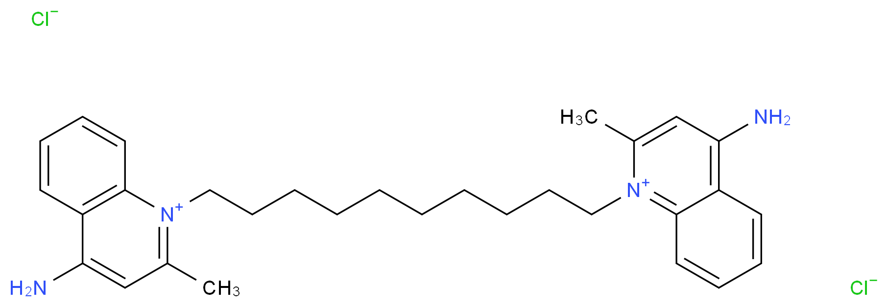 Dequalinium chloride_分子结构_CAS_522-51-0)