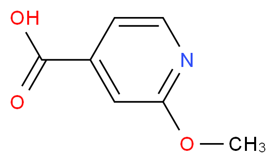 2-甲氧基-4-吡啶甲酸_分子结构_CAS_105596-63-2)