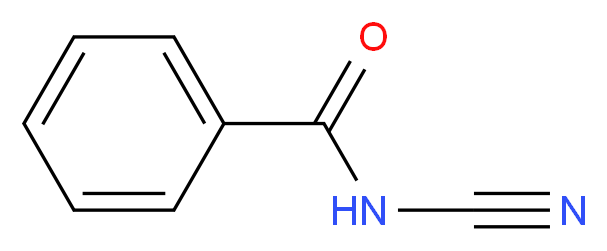 N-Cyanobenzamide_分子结构_CAS_15150-25-1)