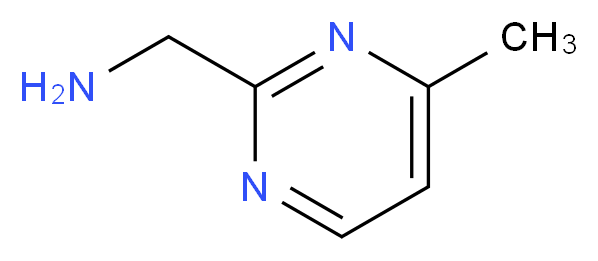 (4-METHYLPYRIMIDIN-2-YL)METHANAMINE_分子结构_CAS_933682-85-0)