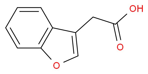 2-(Benzofuran-3-yl)acetic acid_分子结构_CAS_64175-51-5)