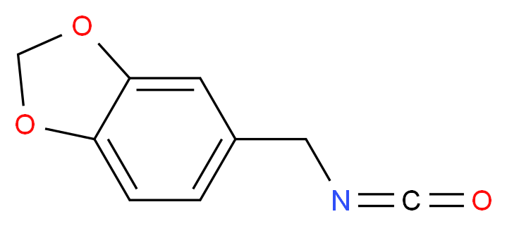 5-(isocyanatomethyl)-2H-1,3-benzodioxole_分子结构_CAS_71217-46-4