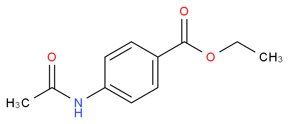 ethyl 4-acetamidobenzoate_分子结构_CAS_5338-44-3
