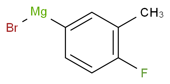 bromo(4-fluoro-3-methylphenyl)magnesium_分子结构_CAS_82297-89-0