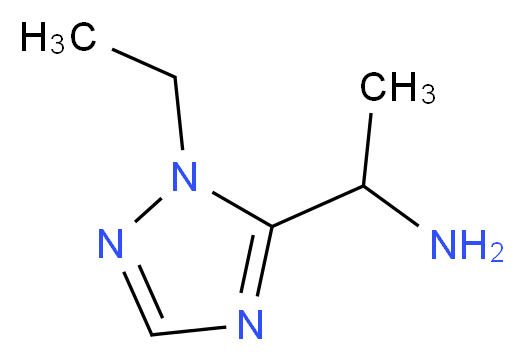 1-(1-ethyl-1H-1,2,4-triazol-5-yl)ethanamine_分子结构_CAS_1015846-51-1)