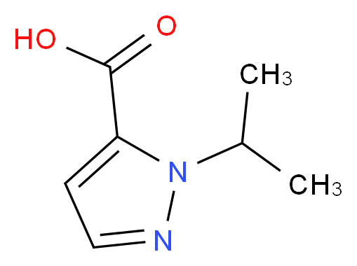 1-isopropyl-1H-pyrazole-5-carboxylic acid_分子结构_CAS_920006-32-2)