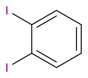 1,2-Diiodobenzene_分子结构_CAS_615-42-9)