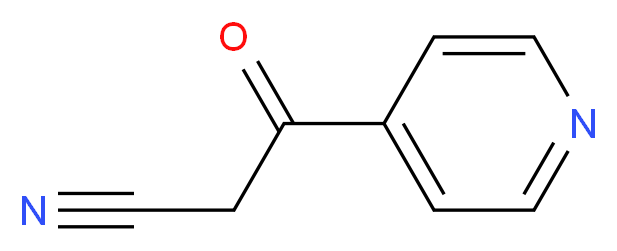 3-Oxo-3-(pyridin-4-yl)propanenitrile_分子结构_CAS_23821-37-6)