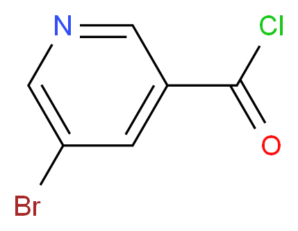 5-bromopyridine-3-carbonyl chloride_分子结构_CAS_39620-02-5