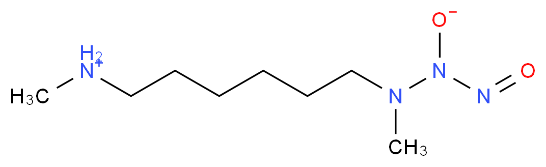 methyl[6-(1-methyl-2-nitroso-2-oxidohydrazin-1-yl)hexyl]azanium_分子结构_CAS_146724-86-9