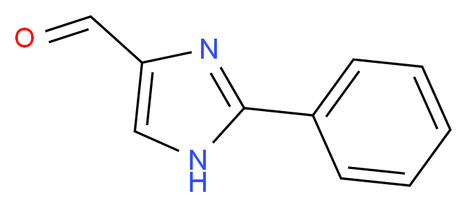 2-Phenyl-1H-imidazole-4-carboxaldehyde_分子结构_CAS_68282-47-3)