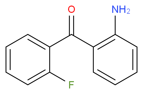 (2-Aminophenyl)(2-fluorophenyl)methanone_分子结构_CAS_1581-13-1)