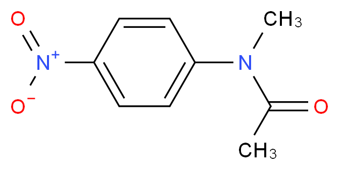 N-methyl-N-(4-nitrophenyl)acetamide_分子结构_CAS_121-95-9