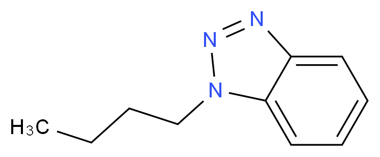 1-butyl-1H-1,2,3-benzotriazole_分子结构_CAS_708-43-0